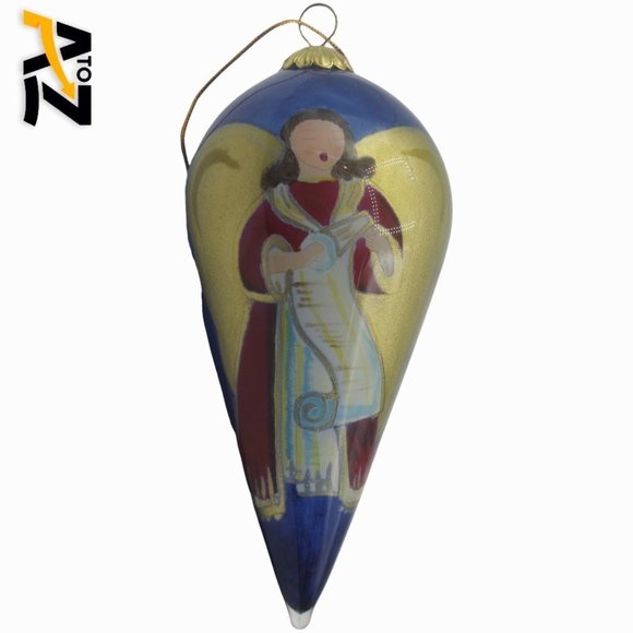 Pier 1 Li Bien Christmas Ornament 2000 Children of the World in Blue Velvet Box - Picture 3 of 10